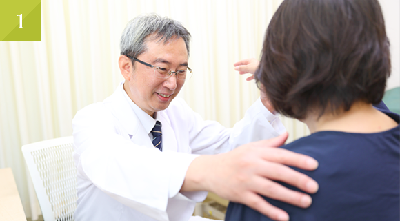 医学博士・整形外科専門医による診察・治療